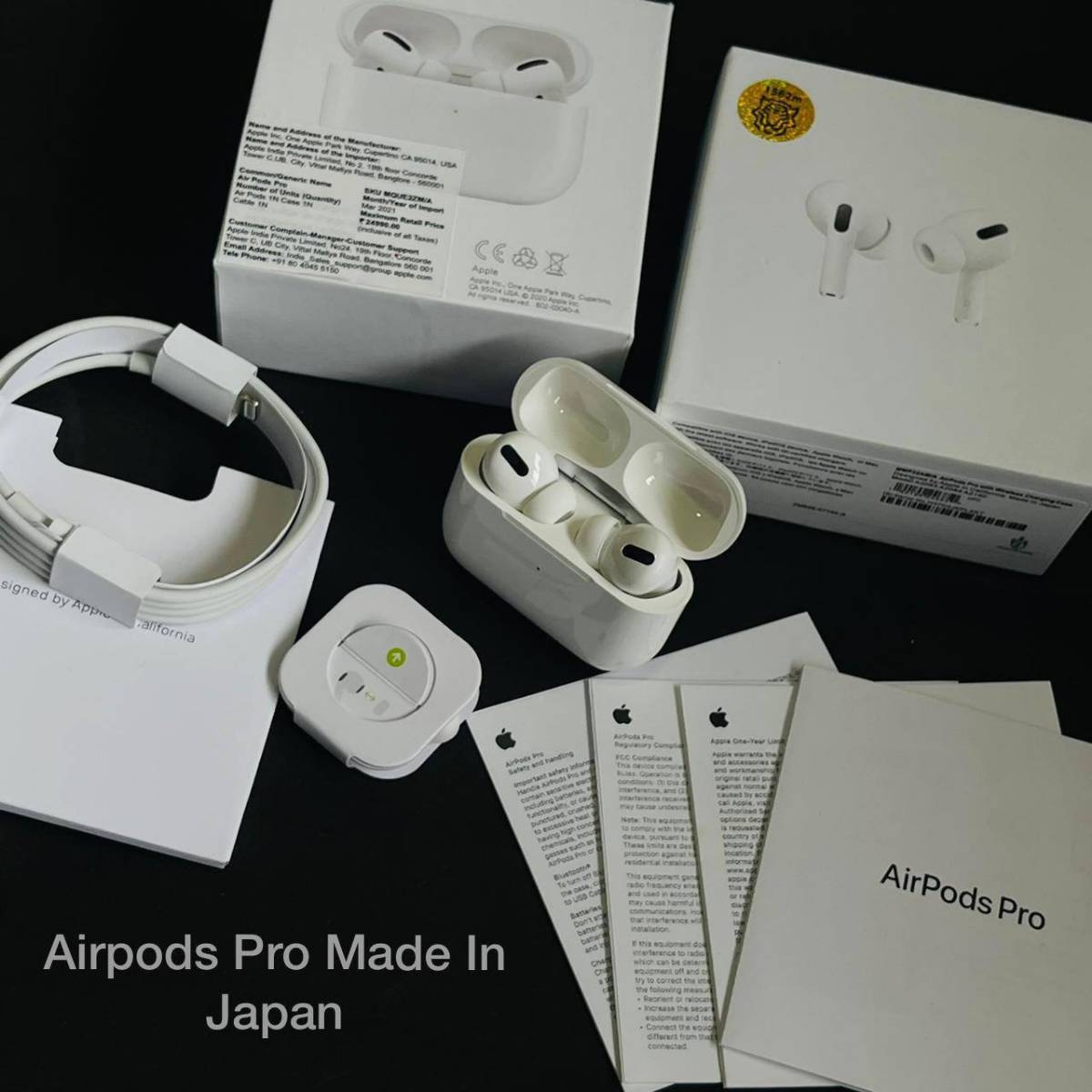 AIRPOD PRO MADE IN JAPAN / MADE IN USA with box